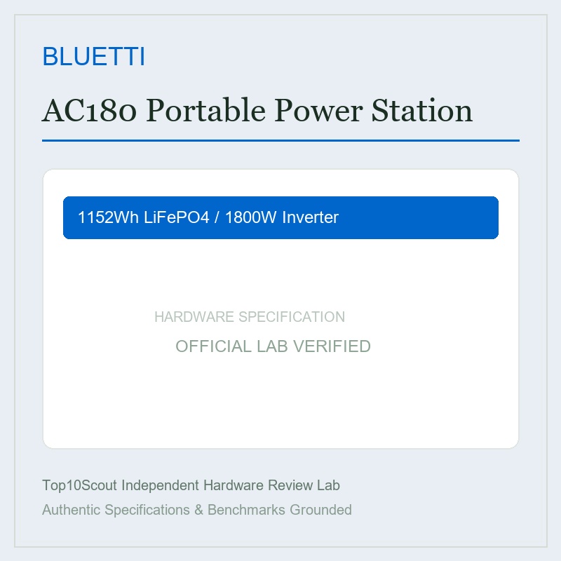 BLUETTI AC180 Portable Power Station
