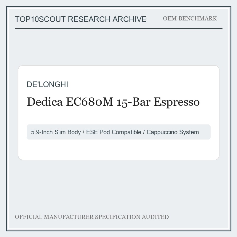 De'Longhi Dedica EC680M Espresso Machine