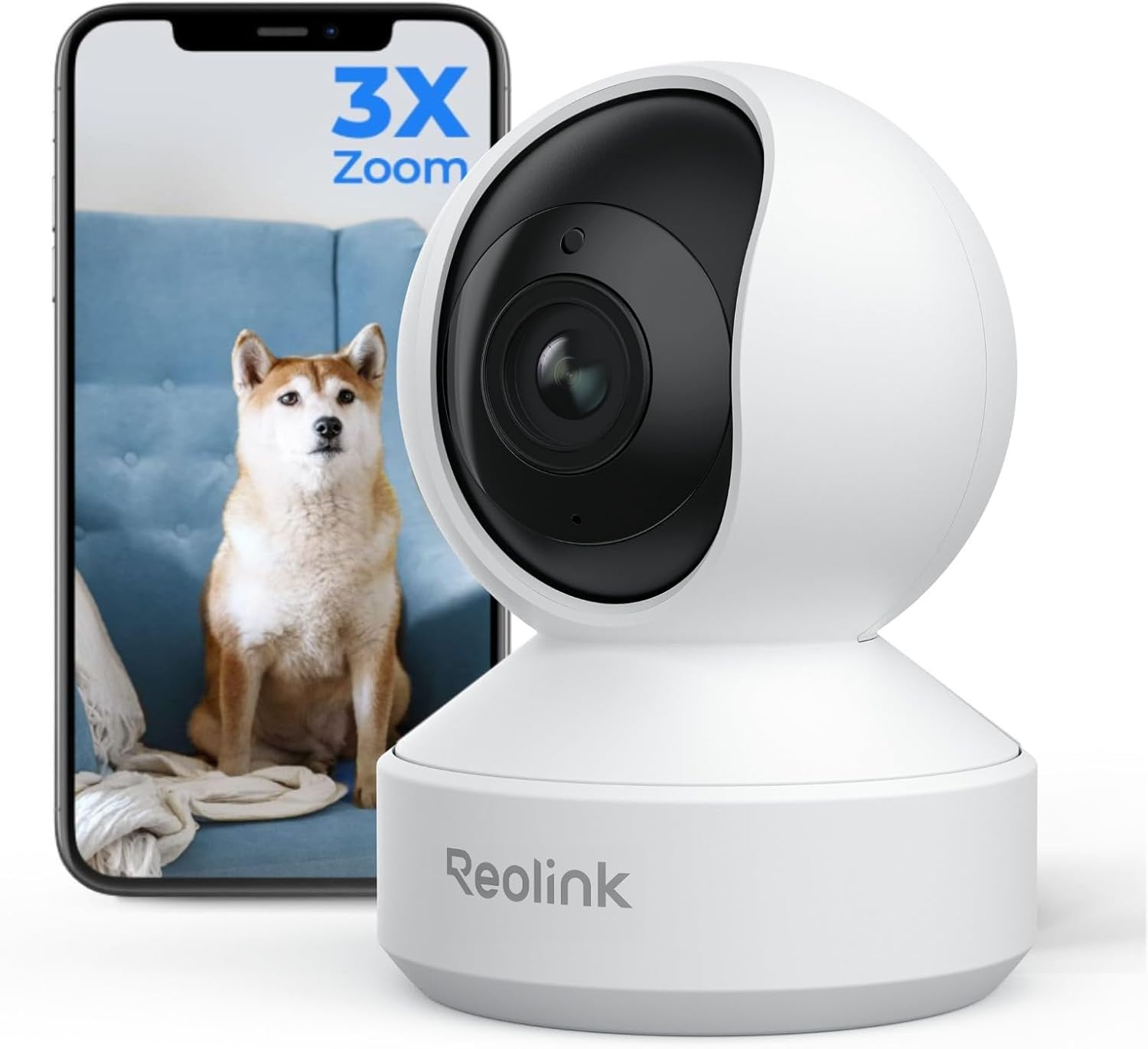 Reolink E1 Zoom — White, current 4K Wi-Fi 6 model