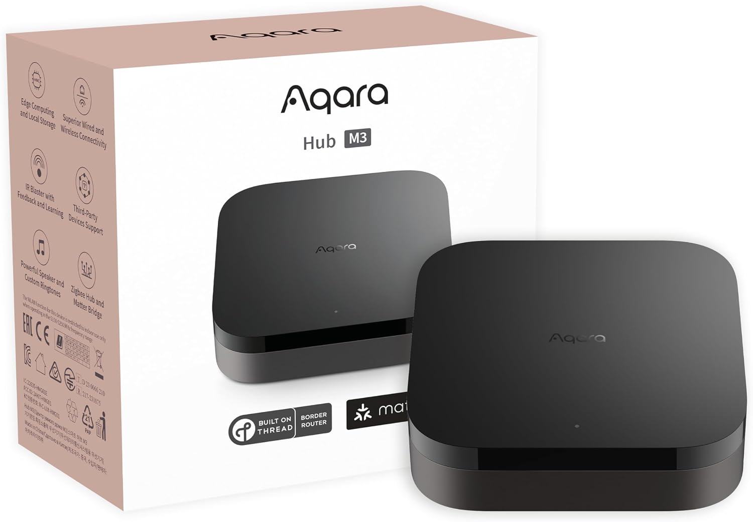 Aqara Hub M3 — Black, single hub