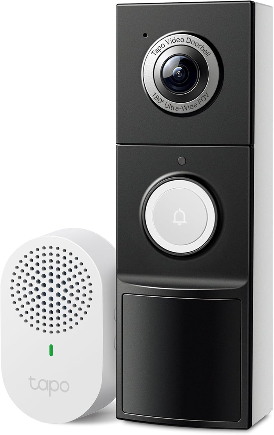 Tapo D225 — Black doorbell with white chime