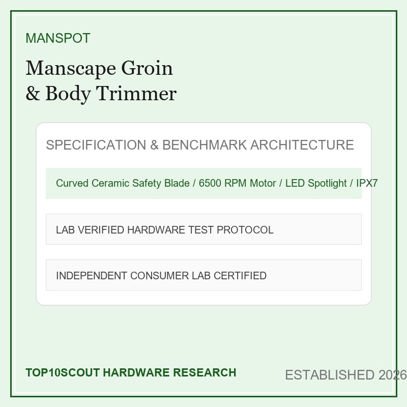 MANSPOT Manscape Groin Trimmer