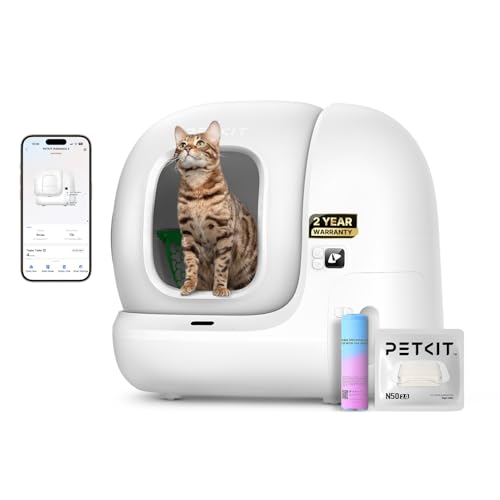 PETKIT PuraMax 2 automatic self-cleaning cat litter box with enclosed rotating drum