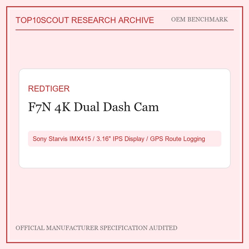 Redtiger F7N Dual Dash Cam