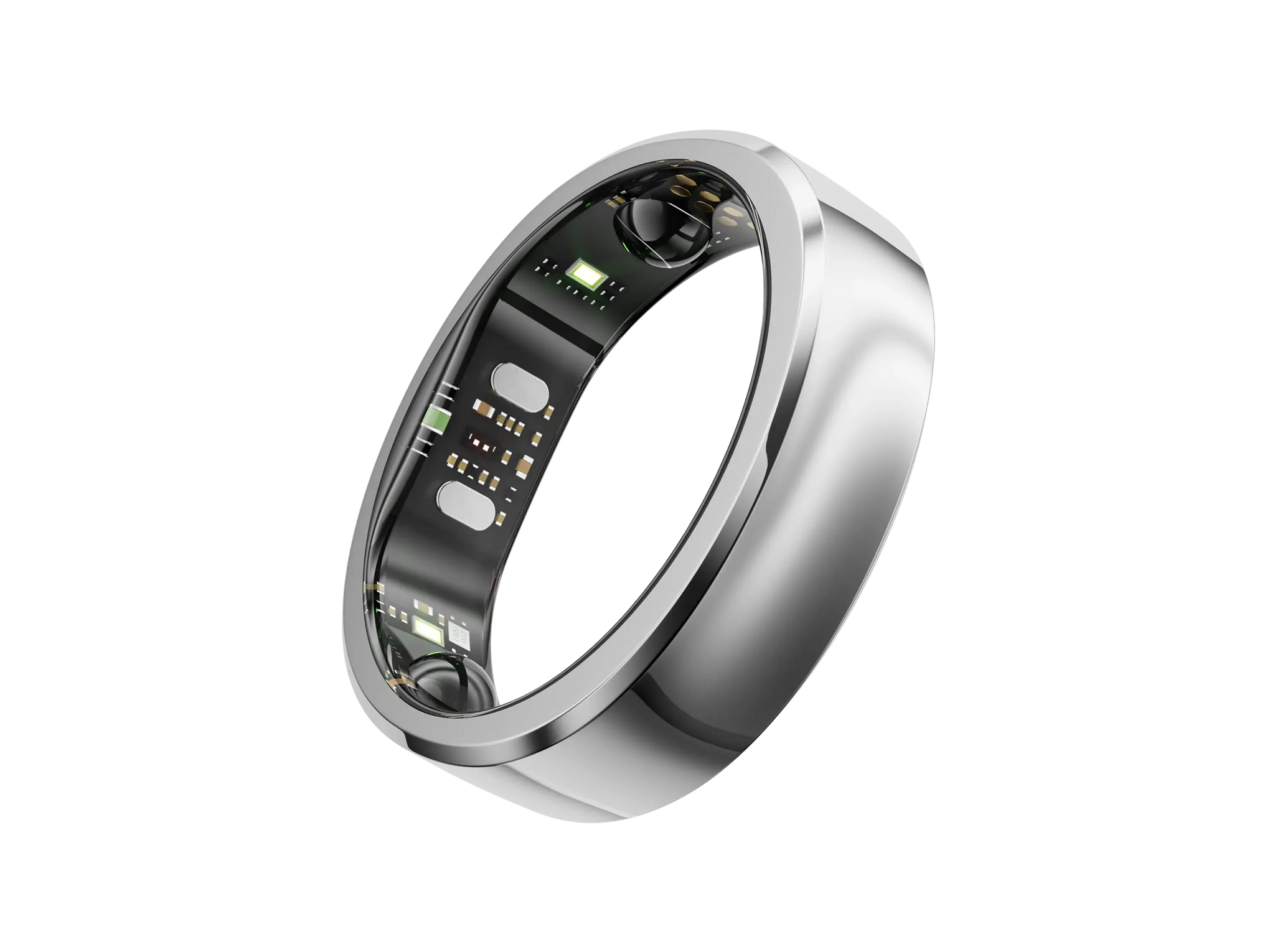 RingConn Gen 3 manufacturer reference: Future Silver. Reference photo illustrates finish, not a measured ring size
