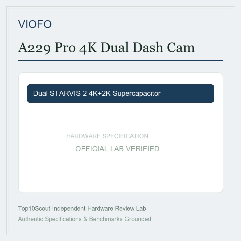 VIOFO A229 Pro 4K Dual Dash Cam