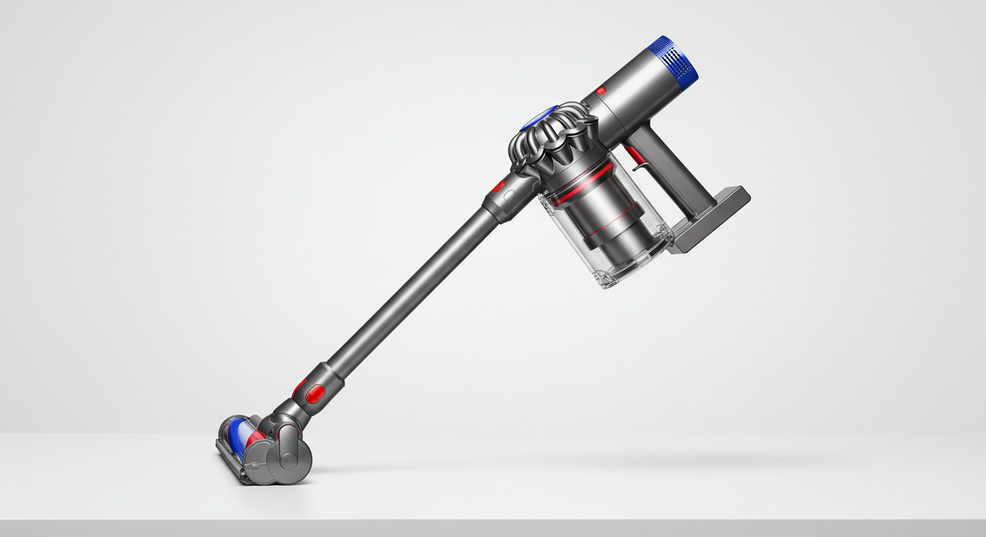 Dyson V15 Detect product photo - studio shot